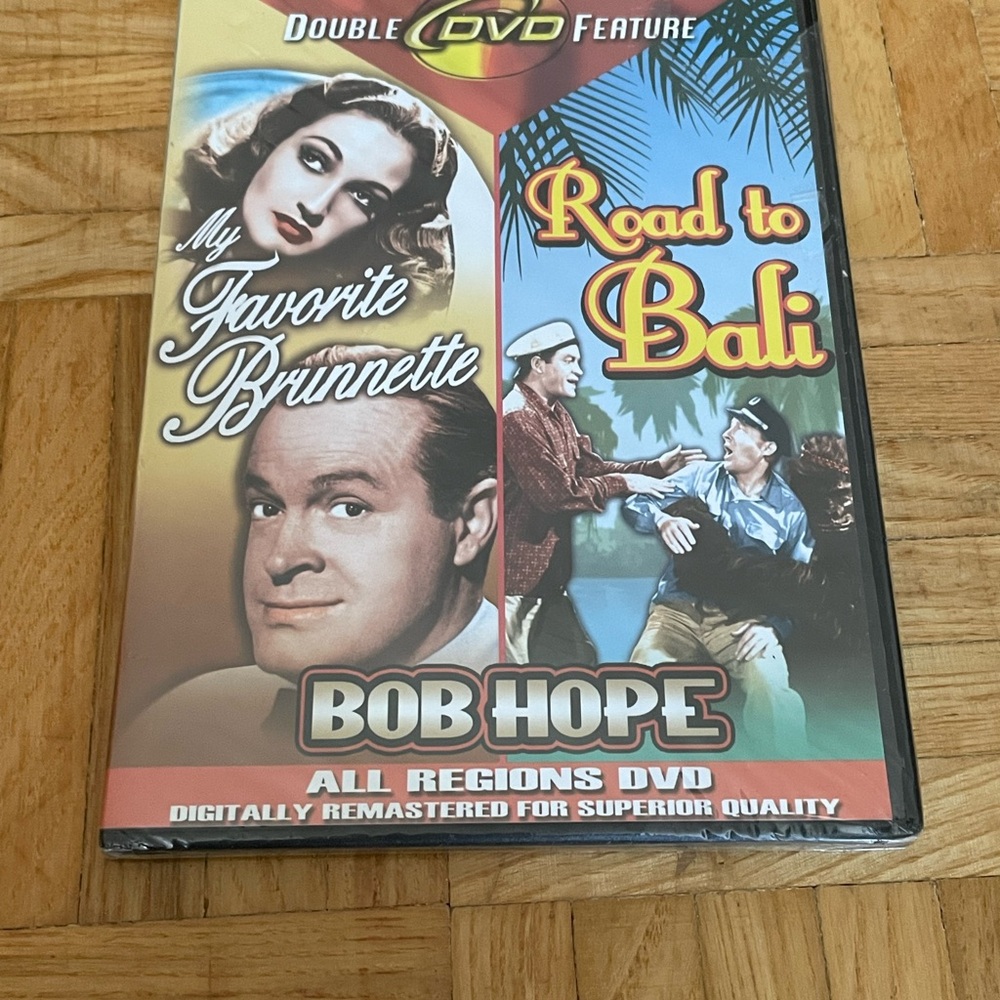 Double Feature DVD: My Favorite Brunette & Road to Bali, New Sealed